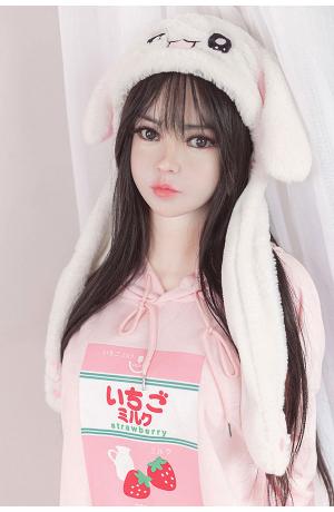 本物のような美しいシリコン頭部 TPEボディー ラブドール 木田沙耶 148cm